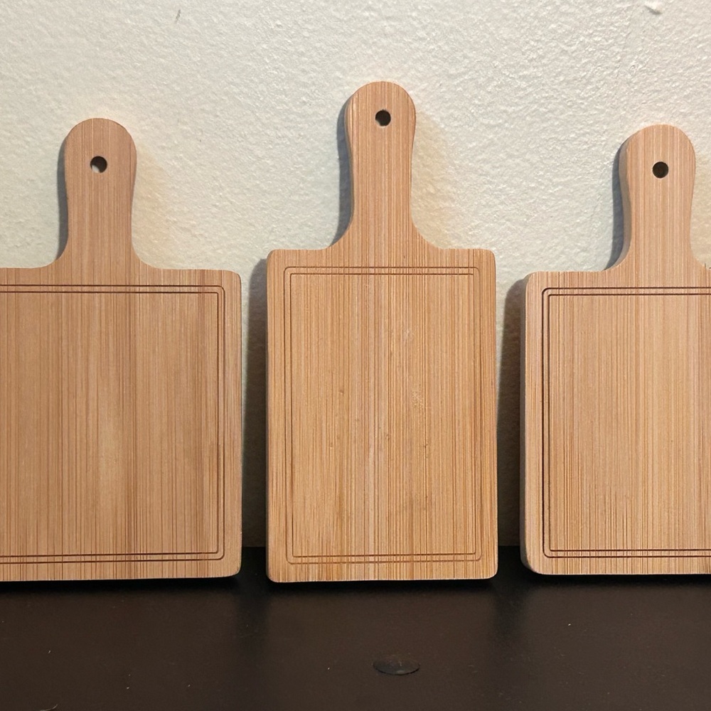 Mini Charcuterie Boards 6” Natural Light Tone Decorative Wood Serving Tray